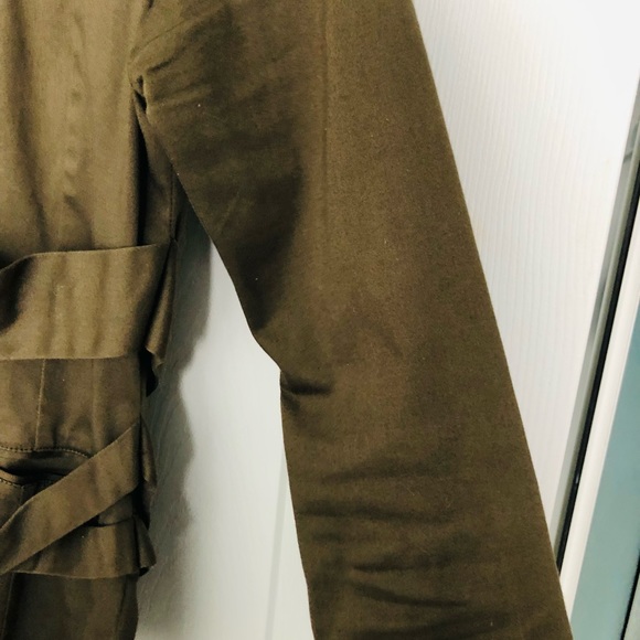 Schwiing hooded khaki green fall jacket - Picture 6 of 11